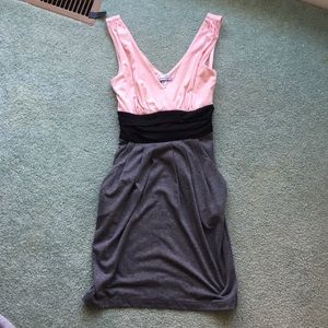 Multi color Deep V dress